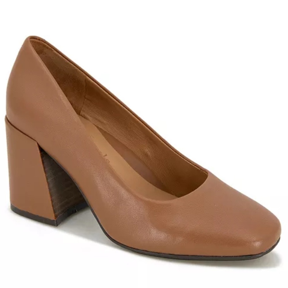 Gentle Souls‎ Irie Leather Pump in Pecan Brown